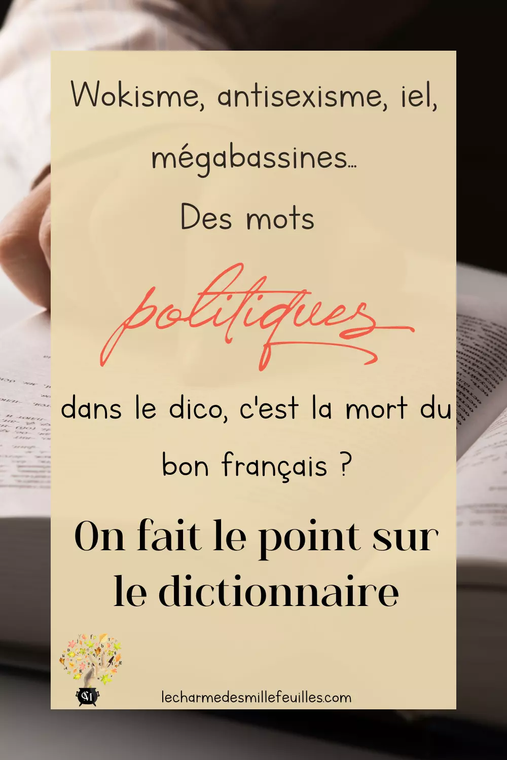 Wokisme, antisexisme, iel, mégabassines... Des mots politiques dans le dico, c'est la mort du bon français ? On fait le point sur le dictionnaire